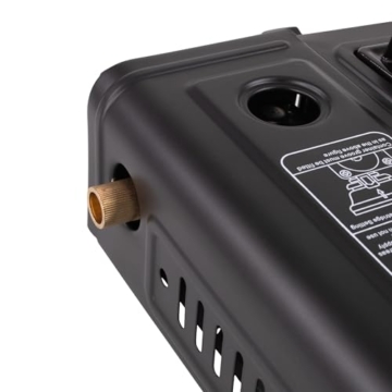 CampSup Campingkocher 2in1 Gas Set – Gaskocher mit Piezozündung, 2500 W, für Kartusche & Gasflasche, inkl. 4 x Gaskartusche 393 ml/220 g (MSF-1a), Tragekoffer & Windschutz - 8