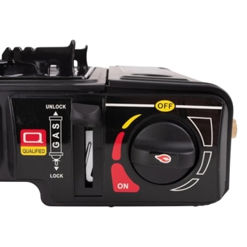 CampSup Campingkocher 2in1 Gas Set – Gaskocher mit Piezozündung, 2500 W, für Kartusche & Gasflasche, inkl. 4 x Gaskartusche 393 ml/220 g (MSF-1a), Tragekoffer & Windschutz - 9