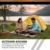 Fabona Gaskocher mit 4 Kartuschen - Campingkocher 2,2 kW mit Piezozündung - Camping Gaskocher mit Transportkoffer - Kartuschenkocher - Gas Kocher für Camping, Outdoor, Stromausfall - 3