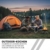 Fabona Gaskocher mit 4 Kartuschen - Campingkocher 2,2 kW mit Piezozündung - Camping Gaskocher mit Transportkoffer - Kartuschenkocher - Gas Kocher für Camping, Outdoor, Stromausfall - 6