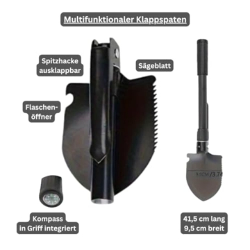 Fluchtrucksack für die ganze Familie (2 Erwachsene + 2 Kinder) – Komplettset für Notfälle & Katastrophen - gefüllt - 4