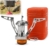 Gaskocher camping, Campingkocher gas, Campingkocher 3000W, Gaskocher ultraleicht Gasbrenner mit Tragebox zum Wandern,Trekking,Camping,Picknick,Outd (orange) - 1
