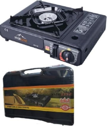 Gaskocher Campingkocher set inkl. 8 Butan Gas Kartuschen 227g Campingkocher 1- flammig max. Leistung 2,2 KW Camping Herd Outdoor Tischgrill Piezozündung Tragekoffer - 9