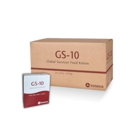 GS-10 Emergency Food Notfallnahrung MRE | Großkarton 12x500g | extrem lange haltbare Energieriegel | Notvorrat - Lebensmittel für Survival-Ausrüstung und Survival Kit - 1