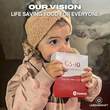 GS-10 Emergency Food Notfallnahrung MRE | Großkarton 12x500g | extrem lange haltbare Energieriegel | Notvorrat - Lebensmittel für Survival-Ausrüstung und Survival Kit - 6