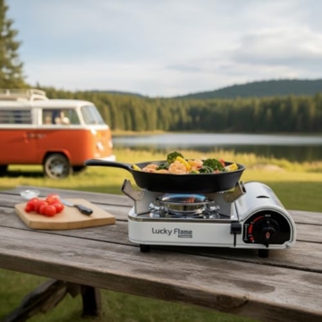 Lucky Flame LF-90mini Gaskocher für Butan MSF-1A 227g Kartuschen - 2