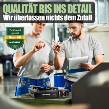 MAGNUM® Gaskocher inkl. 4x Gaskartuschen - Campingkocher mit Gaskartuschen – Gaskocher Camping - 5