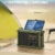 MINORZ 12000mAh Kurbelradio, Tragbares Notfallradio mit Große Solarplane, HiFi Klangqualit, AM/FM, SOS, Taschenlampe & Leselampe, IPX6 Wasserdicht, Ideal für Outdoor Camping Notfall - 3