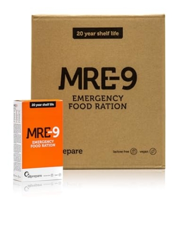 MRE-9 Notration 3 Monate | 20 Jahre Haltbarkeitsdauer | Extra Vitamine | 90 x 500g Notration | der leckerste Geschmack | langanhaltende Nahrung - 2