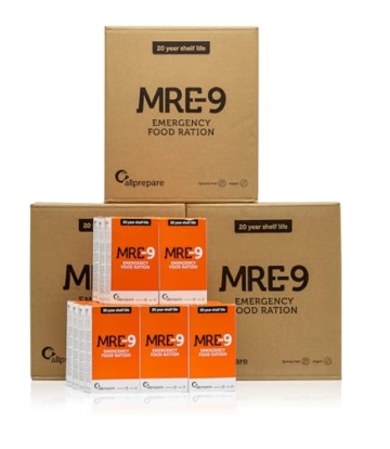MRE-9 Notration 3 Monate | 20 Jahre Haltbarkeitsdauer | Extra Vitamine | 90 x 500g Notration | der leckerste Geschmack | langanhaltende Nahrung - 1