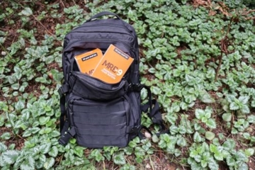 MRE-9 Notration 7 Tage - 16.800 KCAL - Notfallnahrung - Butterkeks Geschmack - 20 Jahre Haltbarkeitsdauer - Vegan & Laktosefrei - 6