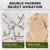 Notfall-Nahrungsrationen Fertigmahlzeit, lange Haltbarkeit 18400 Kalorien Survival Tabs Perfekt für Camping, Wandern, Armee Outdoor-Katastrophe, Wheat-4kg - 3