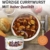 ration1 Würzige Currywurst 4x 400g , Fertiggerichte lange haltbar, leckere Bratwurst in Curry Sauce, laktosefrei & glutenfrei, Outdoor, Trekking Nahrung, Camping, Festival, Survival Notfallnahrung - 6