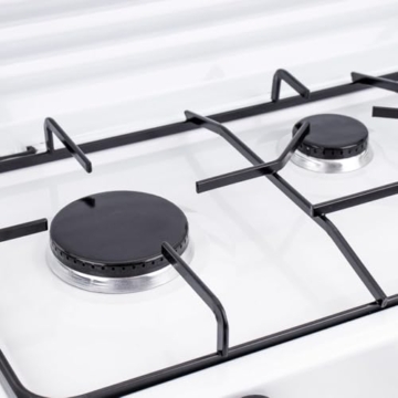 SMH LINE® Gaskocher Campingkocher 2 flammig inkl. Schlauch und Regler 50 mbar Gas Propangas 4,4 KW Kochfeld Camping Gasflasche Herd Outdoor Kocher Tischkocher XL - 5