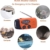 Solar Radio, Tragbar Kurbelradio Dynamo Radio mit AM/FM, Notfall Radio mit Kurbel, 2000mAh Wiederaufladbare Powerbank,LED Taschenlampe,USB-Handy-Lader für Camping Ourdoor orangefarben - 9