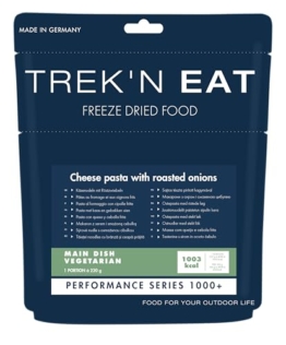 TREK'N EAT Käsenudeln mit Röstzwiebeln PS1000+ – Kalorienreiche Outdoor-Mahlzeit für Expeditionen, Trekking & Notfallvorsorge - 1